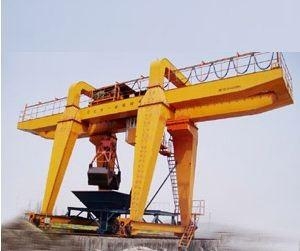 5t、10t雙梁抓斗門式起重機